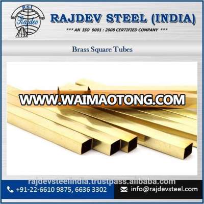 High Quality Brass Square Tube From Best Manufacturer